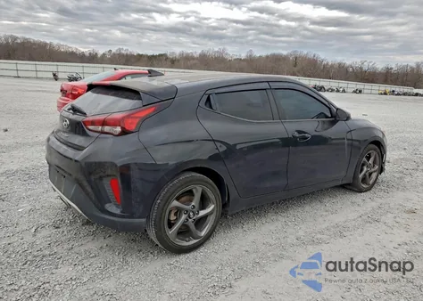 2019 Hyundai Veloster Base z USA, uszkodzony, nr VIN KMHTG6AF3KU016375